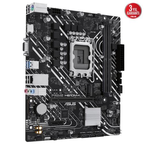 ASUS PRIME H610M-K DDR5 5600Mhz HDMI VGA mATX 1700 Anakart - Anakartlar ürünleri tekmarshop.com'da